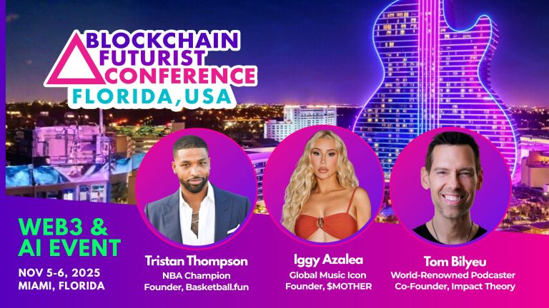 Blockchain Futurist Conference Florida 2025 Kicks Off on Nov 5, Featuring Iggy Azalea, Tristan Thompson, and Leaders in Web3 & AI