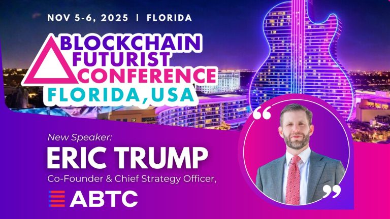 ERIC TRUMP TO SPEAK AT BLOCKCHAIN FUTURIST CONFERENCE FLORIDA 2025